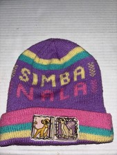 Rare Disney Lion King Winter Hat Simba Nala Purple Pastels Girls Youth Size 90s