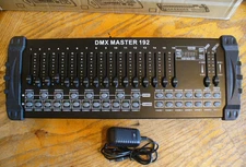 DMX 512 Stage Light Controller 192 Channel Operator Console 16ch x 12 Fixtures