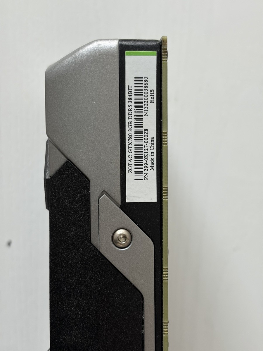 Used ZOTAC NVIDIA GeForce GTX 780 3GB GDDR5 PCI Express Graphics 