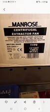 Manrose CF100T Centrifugal Extractor Fan 100 mm / 4 Inch (Timer)