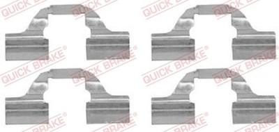 Zubehörsatz, Scheibenbremsbelag Hinten für PEUGEOT 308 407 607 PARTNER