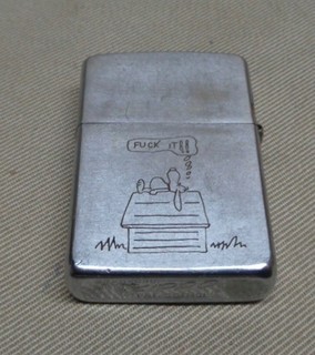 Vintage 1966 Snoopy Zippo Lighter