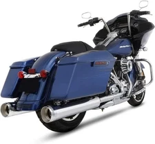 Rinehart Racing 4.5"  Motopro 45 Slip-On Mufflers w/Chrome End Caps 500-0108TC