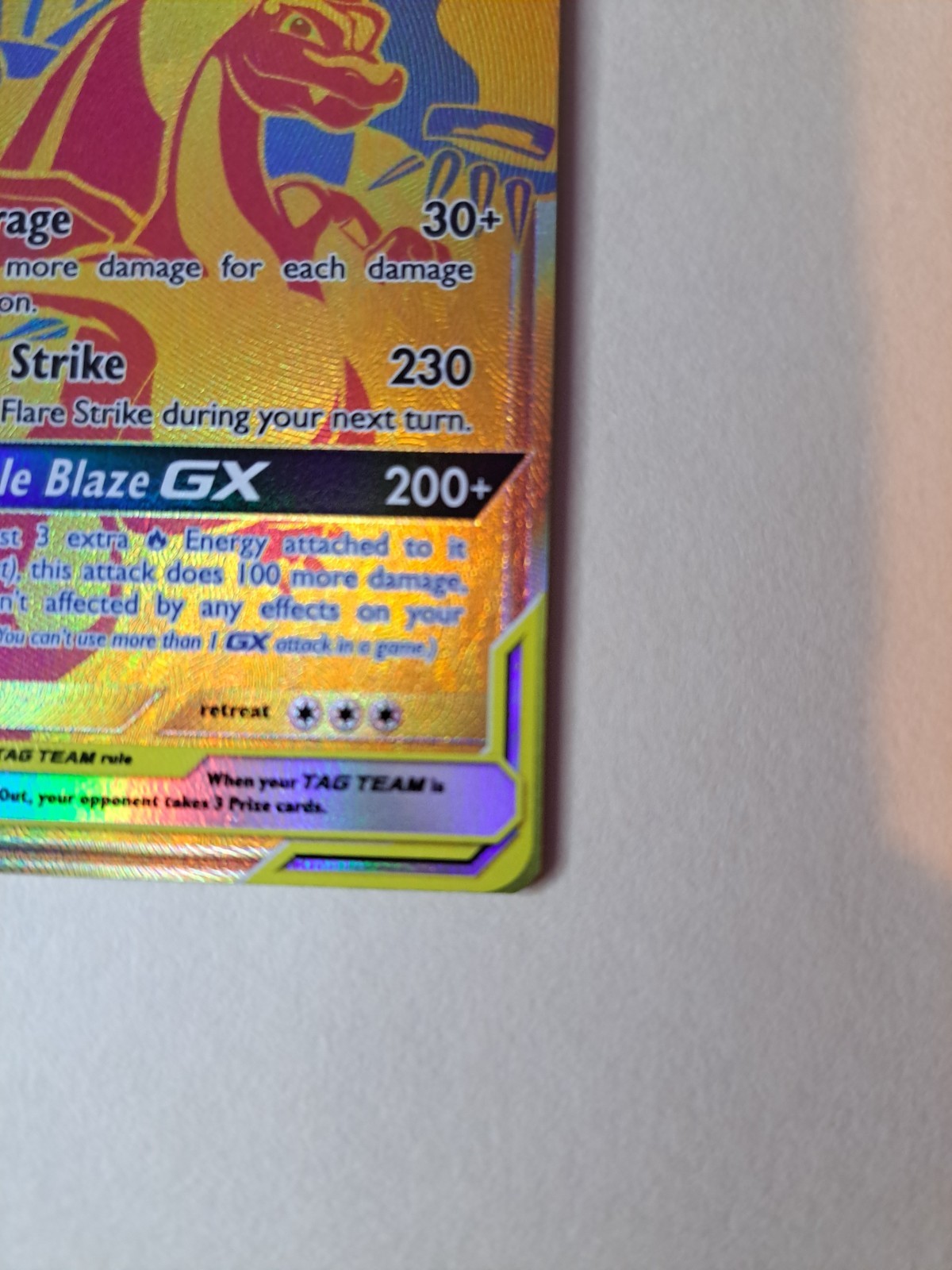 Pokémon TCG Reshiram & Charizard GX SM247 view 6