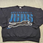 Vintage 90s Jacksonville Jaguars Sweatshirt Adult Medium Banned Logo Crewneck 