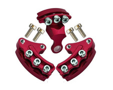 GPM Metal Upgrade For KYOSHO HOR BIKE Front  Rear BRAKE CALIPERS KM007 -RED-