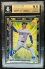 2025 Topps Chrome Roki Sasaki Radiating Rookies RC #RR-20 Dodgers BGS 9.5
