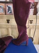  Stuart Weitzman Keenland  High Stretch Suede Boot Size 12 M 30 day return 