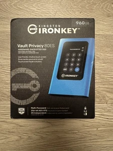 *Nouvelle technologie de Kingston IronKey Vie privée par défaut 80 - 960GB SSD - bleu