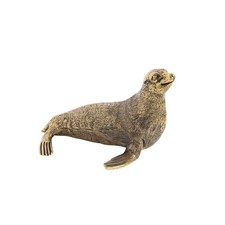 Brass Marine Lion Statue Collectible Antique Marine Lion Statue Giftable