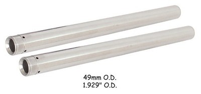 V-Factor 36089 Hard Chrome Plated Fork Tubes 49mm O.D. 27.5'' Long FXDWG 06-17