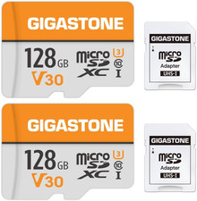 Tarjeta Micro SD 128GB Pack 2 A1 V30 4K UHS I Clase10 95MB s con Adaptador SD