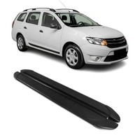 Trittbretter Seitenschweller FüR Dacia Logan 2013-2020 Aluminium Schwarz 2Tlg