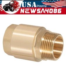 Universal One-Way Brass Check valve 1 inch, 1" Male to Female Water Check Valve