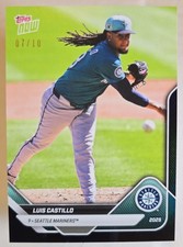 2025 Topps Now Road to Opening Day Luis Castillo #OD-136 Black Foil /10