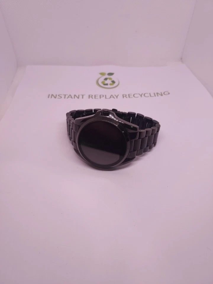 Michael Kors Smart Watch - DW2c - Black Case/Band - Status Unknown - Image 4 of 4