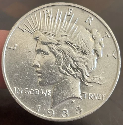 VERY RARE! 1935 S Peace Silver Dollar ~ FROM MS PEACE Set ~ 90% Silver $1