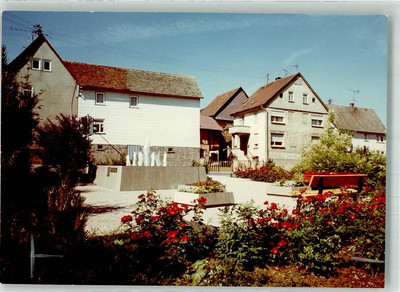 38007744 - 5768 Allendorf Rose Garden with Fountain Photo Original from Archive