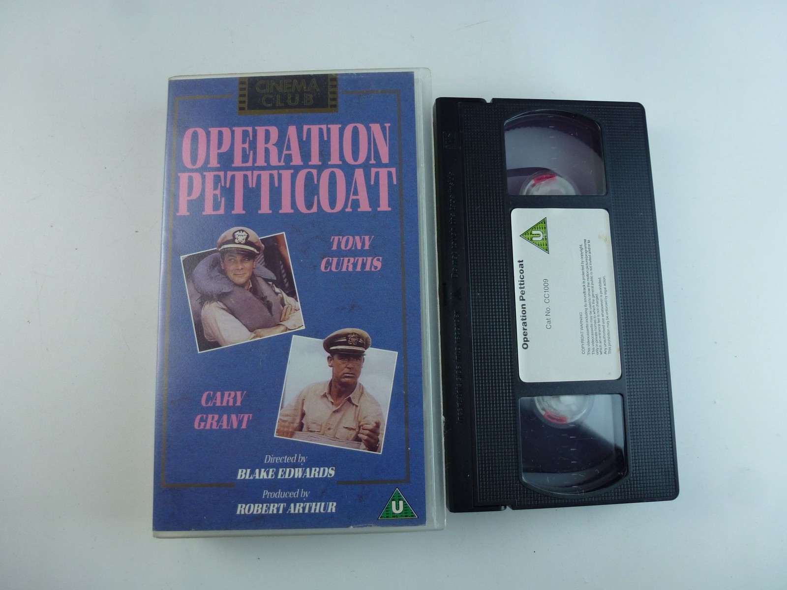 Cinema Club Operation Petticoat VHS Tony Curtis Cary Grant Comedy Film Video