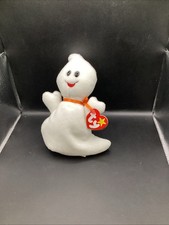 Ty Beanie Baby Spooky - MWMT (Ghost 1995) Halloween.