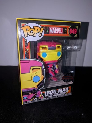 Funko Pop Marvel Iron Man Black Light #649 Special Edition