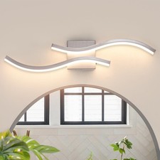Bathroom Vanity Light Fixture, 26W 5CCT Dimmable Modern Bathroom Light Fixtur...