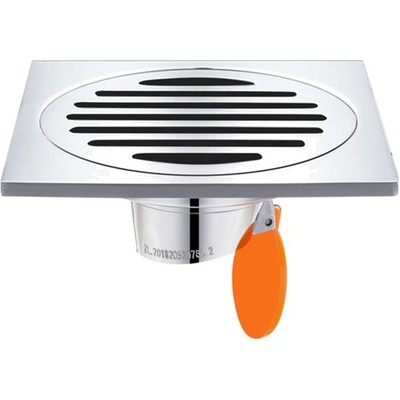 Stainless Steel Floor Drain Bathroom Shower Kitchen Waste Grid Anti Odour 100...