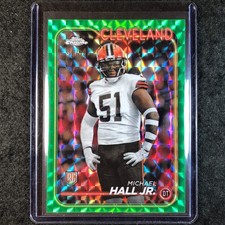 2024 Topps Chrome Football MICHAEL HALL JR. Rookie Green Geometric 40/99 #268