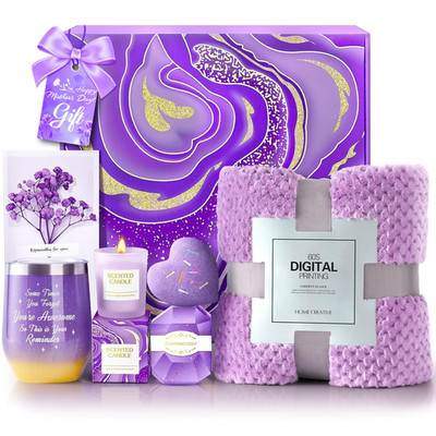 Birthday Gifts for Mom, Mothers Day Gifts for Women Gift Baskets Self Care Packa