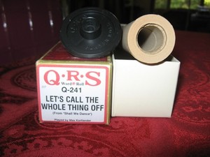 Let's Call The Whole Thing Off - QRS Piano Roll #Q-241: Hear It Play!