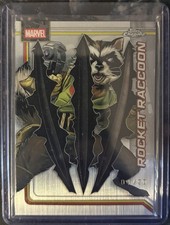 2026 Topps Chrome Marvel Rocket Raccoon Clawed Chrome /20 #98 SSP