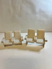 Vintage Dollhouse / Barbie Movie Theater Seats Bench Furniture Playset Chairs