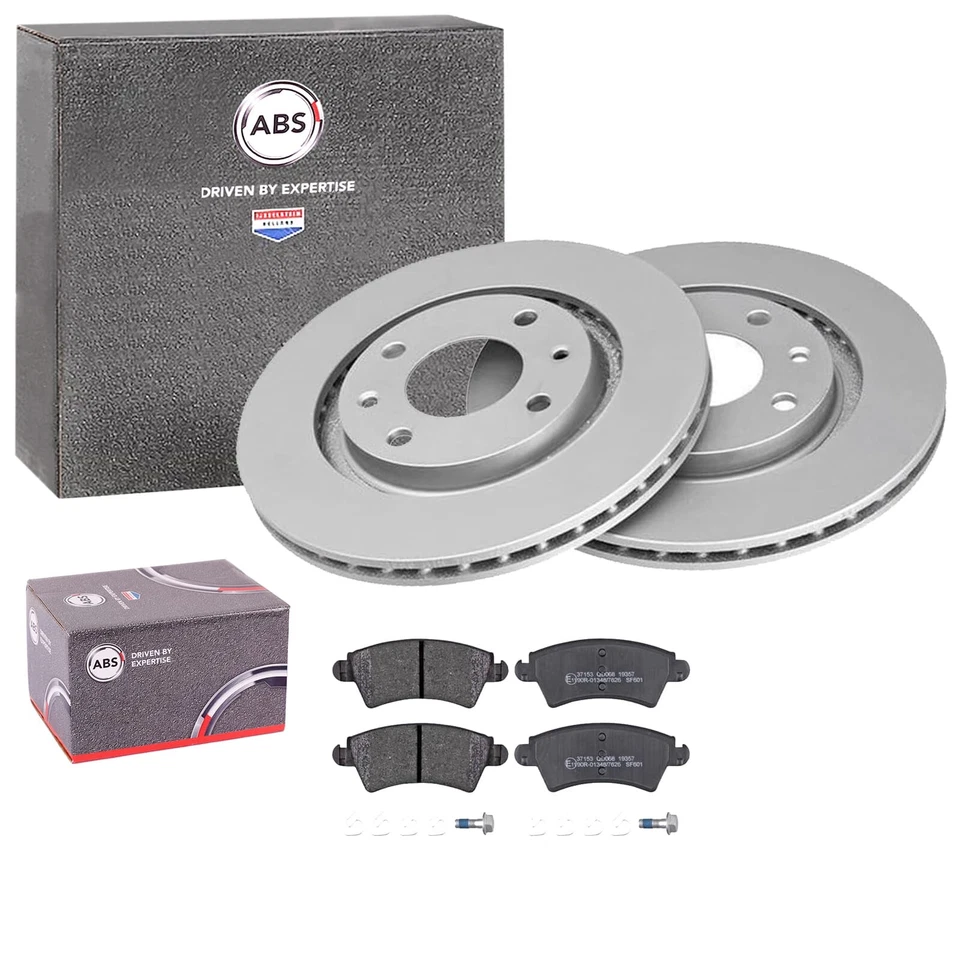 Kit De Freins À Disques ABS 266mm + Plaquettes Avant Pour Peugeot 206 - Photo 1/3