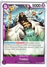 Trebol OP14-068 Uncommon The Azure Sea's Seven Release Event Cards One Piece NM