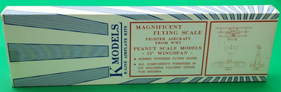 Lee's Hobbies AVRO 504-K Peanut Scale Flying Airplane Model Kit - 13'' W/S