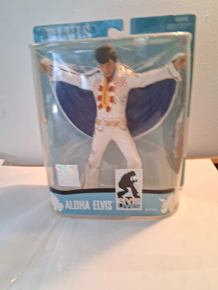 7-дюймовая экшн-фигурка Алоха Элвиса гавайская концертная музыка игрушки McFarlane 2008 НОВАЯ - Изображение 3 из 4