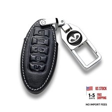 Car Key Fob Case,for Infiniti JX35 Q50 Q60 QX56 QX60 QX80 Key Style A: Black