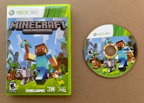 Minecraft  Microsoft Xbox 360 Edition Case + disc