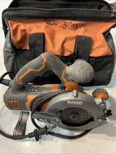 Ridgid R3250 5in. Twin Blade Circular Saw Corded With Carrying Bag 