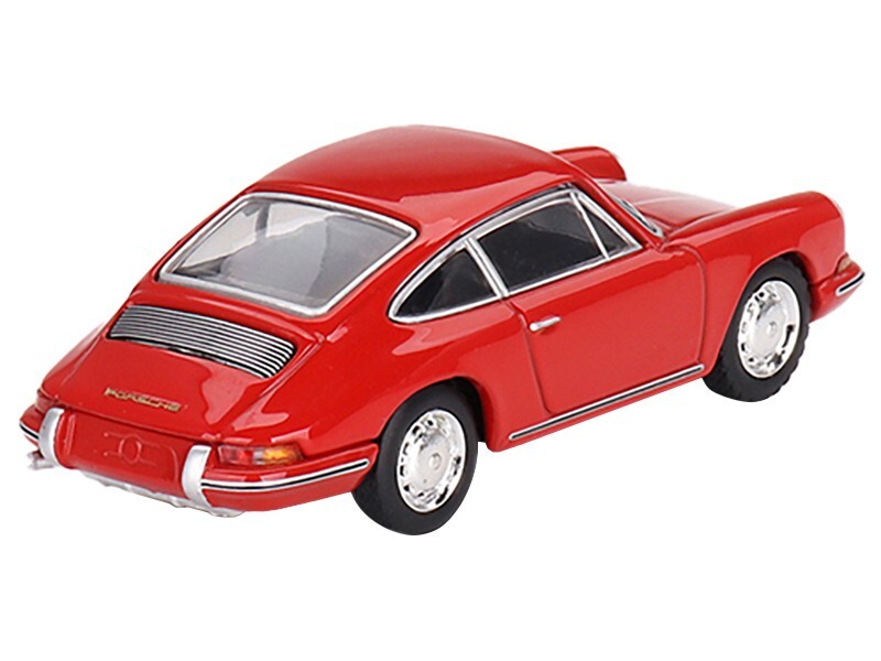 1963 PORSCHE 901 SIGNAL RED 1/64 DIECAST MODEL CAR BY MINI GT