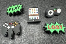 Croc Charms 5 Piece Lot- Video Game Controllers