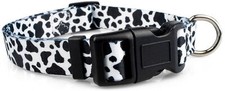 Cow Print Dog Collar Animal Themed Dog Collar for Male and Female Dogs Small