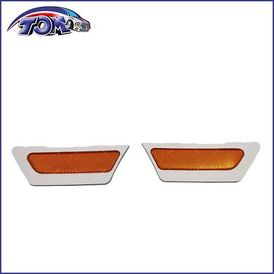 Set of 2 Side Markers Corner Lamp Parking Lights For 2017-18 Audi A4 S4 B9
