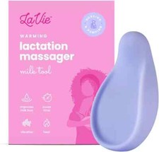 LaVie Warming Lactation Massager 3-in-1 Adjustable Heat  Vibration for Nursing,