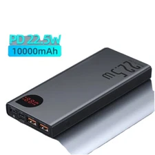 Baseus Power Bank 10000mah with 22.5W PD Fast  Charging For Iphone 14 13 12
