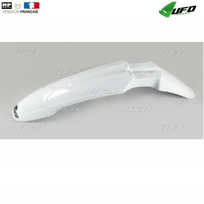 Garde-boue blanc UFO PA01028 en plastique injecté haute densité pour enduro