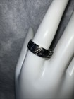 10kt Gold-SS Men's Antiqued Diamond Ring Size: 10 Stainless Steel & 10kt Gold — photo 10