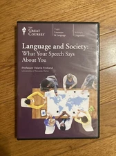 Great Courses: Language & Society - What Your Speech Says  ( DVD, 4 DVD set )