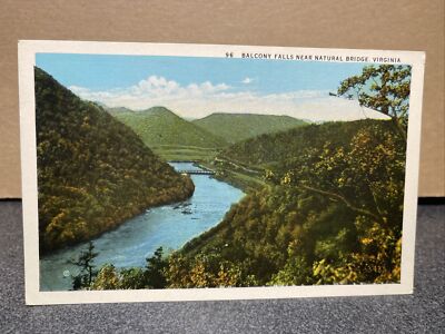 Balcony Falls Near Natural Bridge Virginia Postcard￼