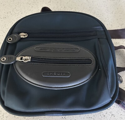 United Colors Of Benton Small Blue Backpack